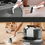 450W Handstaubsauger für Teppiche, 15KPa Tragbarer Fleckenentferner für Auto, Sofa, Tierhaare, Sprüh- und Saugfunktion, Integrierte Reinigungsmaschine mit 2 Abnehmbaren Wassertanks, 150cm Schlauch 8