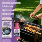 BBQ-Grillreiniger-Entfetter-Spray, Hochleistungs-Reiniger für hartnäckige Fett- und Rauchflecken, für Outdoor-Grill, Ofen und Küche. 4