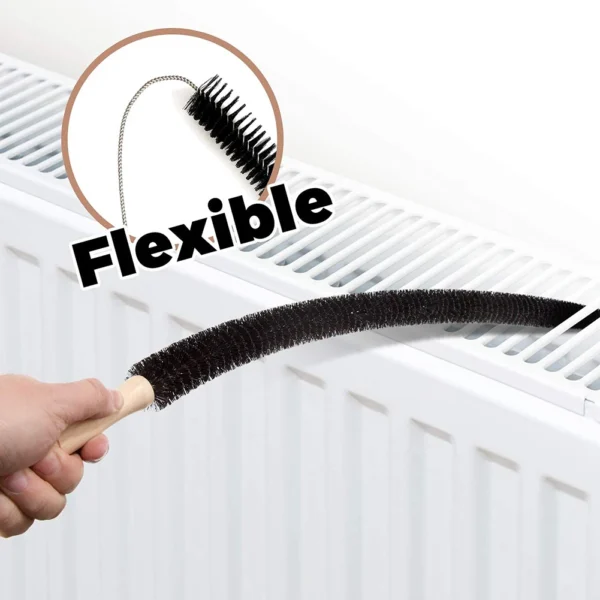 1 Stück Radiator-Reinigungsbürste, Waschmaschinen-Fusselbürste, lange flexible Trocknerentlüftungsreiniger, Staubwedel, Haushaltsreinigungswerkzeug