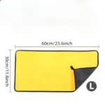 1/2/3/6/10 Stück 30 x 60 cm Mikrofaser-Auto-Reinigungstücher, weich, schnell trocknend, für Fenster, Spiegel, Wischlappen, doppellagiges Waschlappen 3