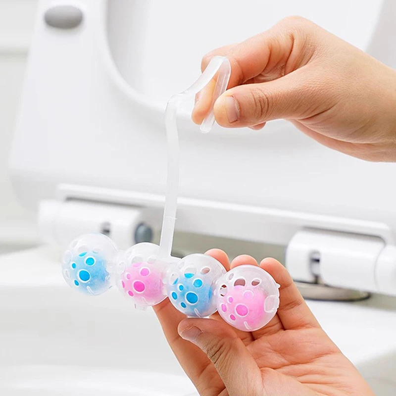 Toiletten reiniger Toiletten bälle hängen mit 4 Düften Urin Schmutz Dekontamination blaue Blase Deodorant Reinigung Bad zubehör 2