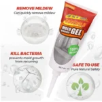Haushalts-Fleckenreiniger, Schimmelentferner-Gel, Badfliesen-Schimmelflecken-Reiniger-Gel, Tiefen-Fleckenreiniger, sicher zu 5