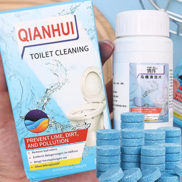 Toiletten-Reinigungstabletten, WC-Reiniger, Geruchsentferner, Urinflecken- und Gelbschmutz-Entferner, Badezimmer-Reinigungszubehör