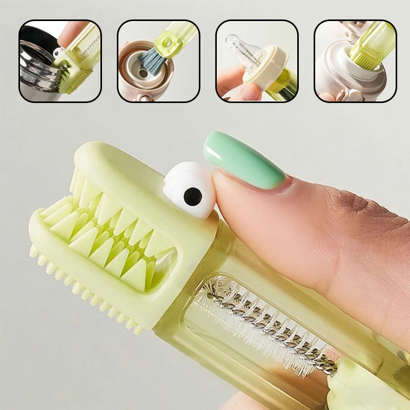 3-in-1-Multifunktions-Reinigungsbürste, kleine Flasche, Becherdeckel, Detailbürste, Strohreiniger, Werkzeuge, Reinigungswerkzeuge für die Küche im Haushalt 3-in-1-Multifunktions-Reinigungsbürste, kleine Flasche, Becherdeckel, Detailbürste, Strohreiniger, Werkzeuge, Reinigungswerkzeuge für die Küche im Haushalt
