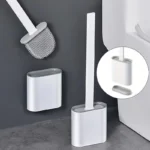 1 Stück Toilettenbürste, Badezimmer-Reinigungsbürste, weicher Borstenaufsatz für die Reinigung von schwer erreichbaren Stellen – auch für die Badezimmerreinigung geeignet 2