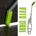Silikon-Schaber-Dichtstoff, glattes Entferner-Werkzeug-Set, 9-in-1, Bodenabdichtung, Finisher, Fugenmörtel-Set, Glaskleber, Winkelschaber-Set, Zubehör 3