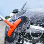 Rotierenden Doppel Bürstenkopf Auto Waschen Mopp Auto Liefert Drei-Abschnitt Teleskop Mopp Dach Fenster Reinigung Wartung Zubehör 2