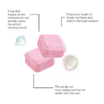 12 Stück Toilettenschüssel-Reinigungs-Brausetabletten. Lösen Sie schnell. Entfernen Sie hartnäckige Schmutz effektiv, keine Rückstände und keine Reizungen 6