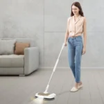 Elektrischer Kabelloser Wischmopp, Dampfmopp mit Reinigungseimer, Selbstreinigender Mopp für Fliesen, Hartböden, Holzböden 6