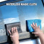 Neues verdicktes magisches Reinigungstuch, Mikrofaser-Glas-Reinigungstuch, wiederverwendbar, waschbar, fusselfreie Reinigungslappen für Küche, Glas, Auto 2