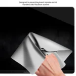 Bildschirm-Tastaturschutz, Mikrofaser-Liner-Reinigungstuch für MacBook Pro 13 Zoll, 14 Zoll, 15 Zoll, 16 Zoll und MacBook Air 13 Zoll 3