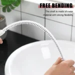 65/45 cm Rohr Bagger Pinsel Bad Haar Kanalisation Waschbecken Reinigung Pinsel Abfluss Reiniger Flexible Reiniger Verstopfen Stecker loch Entferner Werkzeug 4