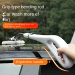 Autowaschbürste Autoreinigungsbürste Teleskop-Mopp mit langem Griff Weiche Chenille-Bürste Fensterreiniger Auto-Zubehör Waschmopp 2