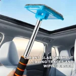 SEAMETAL Auto-Windschutzscheiben-Reinigungsbürste, Fensterglas, sauberer Wischer, skalierbarer langer Griff, kratzfrei, weiches Waschtuch, Waschwerkzeug 3