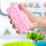 4 Stück Magic Bath Schwamm Körper abgestorbene Haute nt ferner Peeling Massage gerät Reinigung Dusch bürste Peeling Schwamm Bad Werkzeuge für Kinder 3