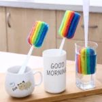 Wasser flasche Tasse Becher Reinigungs bürste Wäscher mit langem Griff Komfort Griff Bürsten für Baby flaschen Gläser Gläser Küc 4