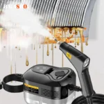 2500W Dampfreiniger Dampfmopp Hochdruck-Temperatursterilisation Handgehaltener Haushalts-Dampfreiniger für Klimaanlagen, Dunstabzugshauben und Autowäsche