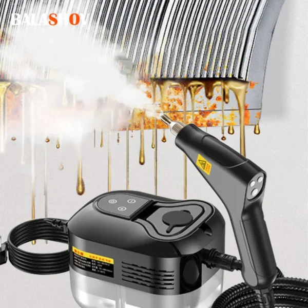 2500W Dampfreiniger Dampfmopp Hochdruck-Temperatursterilisation Handgehaltener Haushalts-Dampfreiniger für Klimaanlagen, Dunstabzugshauben und Autowäsche
