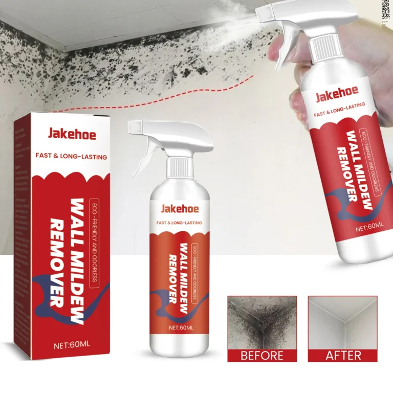 60 ml Badezimmer- und Küchenformentfernungsspray, Wandfleckenentferner, Lückschaum, Schimmelreiniger, wirksames Wandreinigungsmittel für zu Hause 2