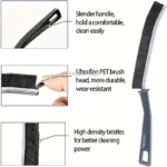 Haushaltsreinigungsbürste Badezimmer-Schrubber Heizkörper-Fugenreinigungsbürste Multifunktionale Dünne Bürsten Langer Griff Ergonomisch 3