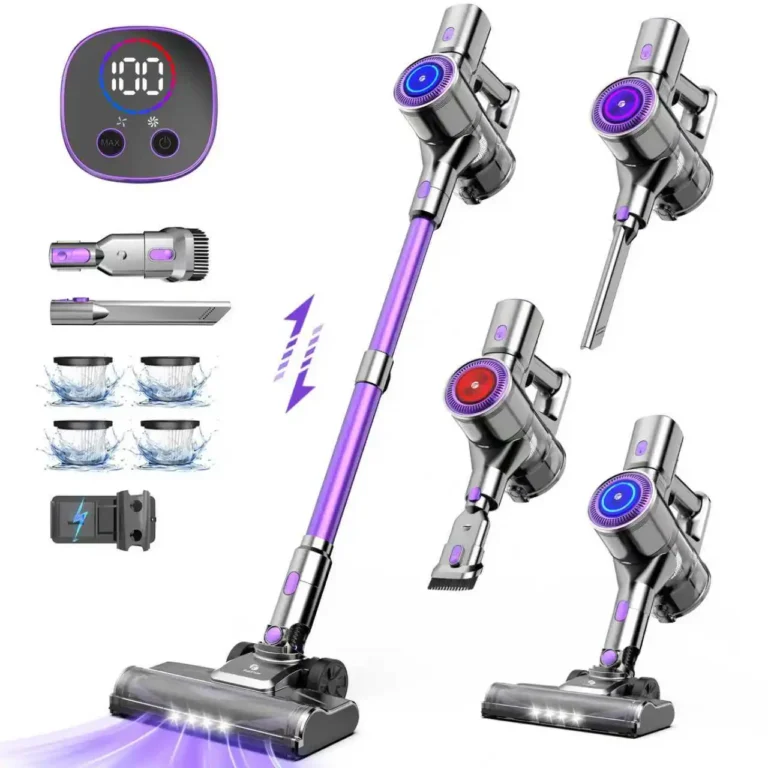 Fixtfixer X7 Akku-Staubsauger, 60KPa/400W, 6-in-1-Handstaubsauger und Standstaubsauger mit Doppelfunktion Leichtes Design, mit b