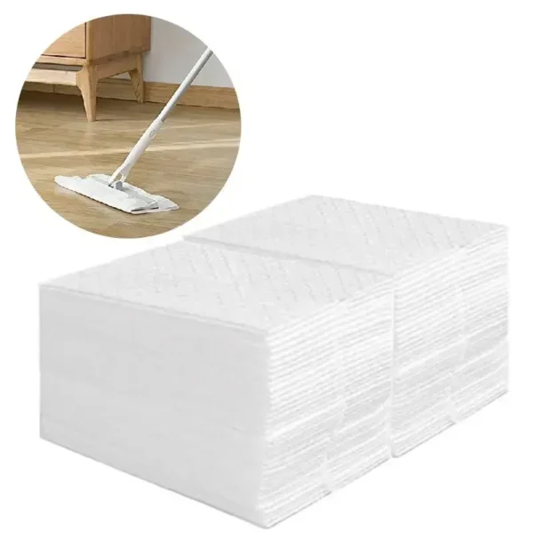 100 stücke 20*30 cm Staub Entfernung Mopp Papier Einweg Mikrofaser Elektrostatische Boden Tücher Boden Reinigung Tücher für flache Schwenk Mopp