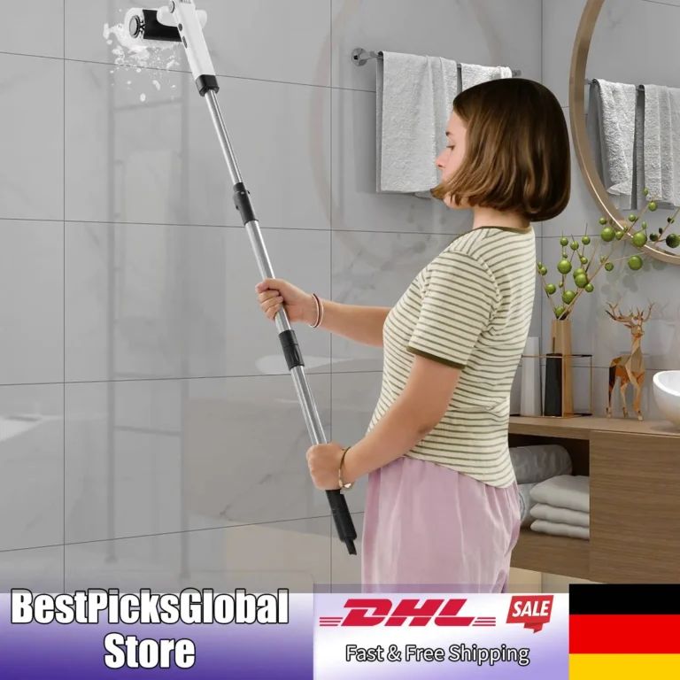 Elektrische Reinigungsbürste mit 4 vielseitigen Bürstenköpfen, IPX6, wiederaufladbarer Rollenreinigungswäscher für Badezimmer, Küche, Toilette