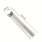 10-teiliges Set Duschloch-Reinigungsbürste, Artefakt, Badezimmer, WC, Duschkopf, Lücke, Nadelreinigung, Baggerarbeiten, kleine Bürste, Tassenwaschen 3