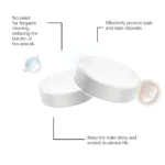 12/60 Stück Toilettenreinigungs-Brausetabletten, sauberer hartnäckiger Schmutz und Urinflecken, leistungsstarke Desodorierung, langanhaltender Duft 6