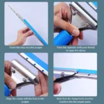 1/2Pcs 35CM Fenster Reinigung Combo Rakel & Mikrofaser Fenster Waschmaschine Dusche Rakel Auto Hause Fenster Glas wischer Reinigung Werkzeug 5
