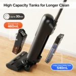 Lubluelu Kabelloser Nass-Trocken-Staubsauger mit Wischfunktion, 8KPa Automatische Saugkraft, Bodenreiniger mit Selbstreinigungsfunktion, Intelligentes Haushaltsgerät 5