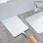 Duschabzieher aus Edelstahl für Duschtüren mit Haken, für Haushalt, Badezimmer, Fenster, Spiegel, Glas, Reinigungswerkzeug für Zuhause 3