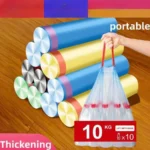 30/300 stücke Tragbare müll tasche Verdickt Müll Tasche Tragbare Haushalt Einweg Müll Taschen Küche zubehör 2