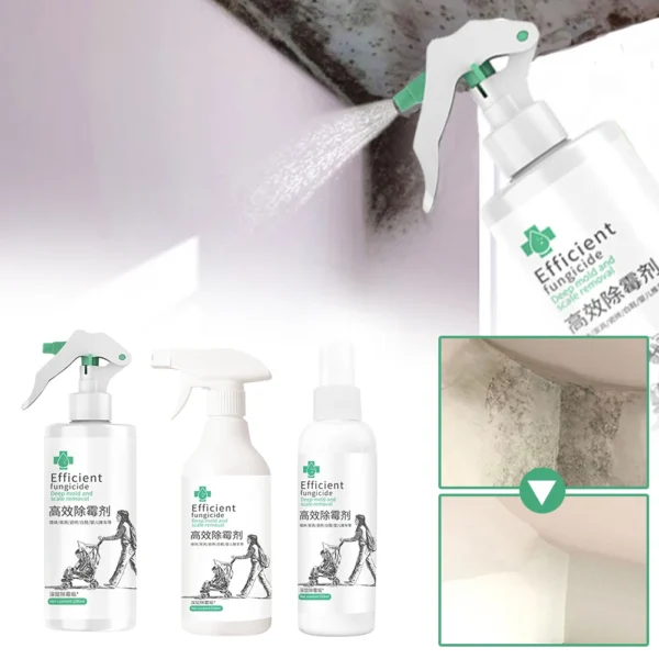 100/288/500 ml Schimmelentfernungsspray, Schimmelfleckenentferner für Zuhause, Sprühreiniger, multifunktionales Entfernungsspray für Badezimmer und Küche