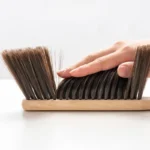1PCS/2PCS Natürliche Holz Borsten Pinsel Anti-statische Desktop Bar Grinder Kaffee Pulver Reinigung Pinsel Inländischen Bett fegen Besen 5