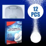 12 Stück Toilettenschüssel-Reinigungstabletten mit Bleichmittel, langsamer Freigabe, Tankreiniger, Deodorant und Entfetter, Badezimmer-Erfrischer, sicher/nicht giftig 4