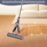 Bodenroller-Mopp, PVA-Schwamm, Boden-Quetschmopp für die Reinigung, effiziente Reinigung, saugfähiger Schwamm-Mopp für Hartholz, Fliesen, Marmor 4