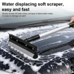 Auto-Fensterreiniger-Werkzeug 2-in-1 Teleskopbürste Wischer Haushalts-Glaswischer für Auto, SUV, LKW, Windschutzscheibe, Glas, Zuhause 3