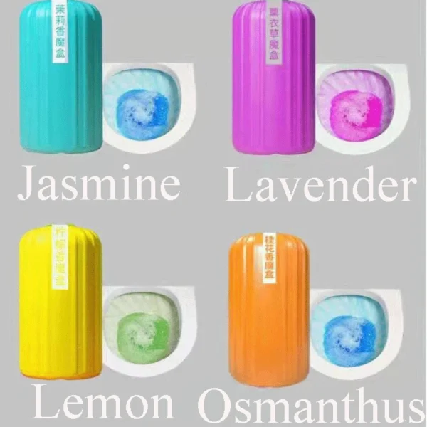 1/4Pcs Automatische Blau Wc Tank Reiniger Gel WC Schüssel Reinigung Deodorant Werkzeuge Haushalt Bad Wc Geruch Frischer deodorant