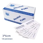 100PCS Einweg Nass Wischen Pads Für Antiseptische Saubere Haut Schmuck Handy Für Desinfektion Verwenden Tattoo Saubere Werkzeuge 2