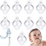 Erwachsenen-Ohrspülung und Nasen-Mund-Irrigator, Kinder-Nasen- und Mundspülung, Wiederverwendbar, Nasenspritzen-Kappe, Weiche Spitze für Nasen- und Ohrenspülung