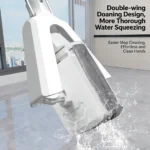Verdickter Schwammmopp, saugfähige Staubentfernung, wasserquetschender flacher Mopp für die Reinigung von Küche, Badezimmer, Hartholz, Fliesen, Laminatböden 6