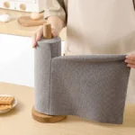 Wiederverwendbare Reinigungstücher für den Haushalt, Küchentuch, Mikrofaser-Handtuchrollen, Geschirrlappen, Waschpapier, Handtuchersatz, 1 Rolle mit 20 Blatt 5