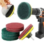 4-Zoll-Bohrmaschinen-Reinigungsbürste, Fliesenreiniger, Scheuerpads, Reinigungsset, Haushaltsreinigungswerkzeug für Badezimmer, Boden, Wanne, Polierpad