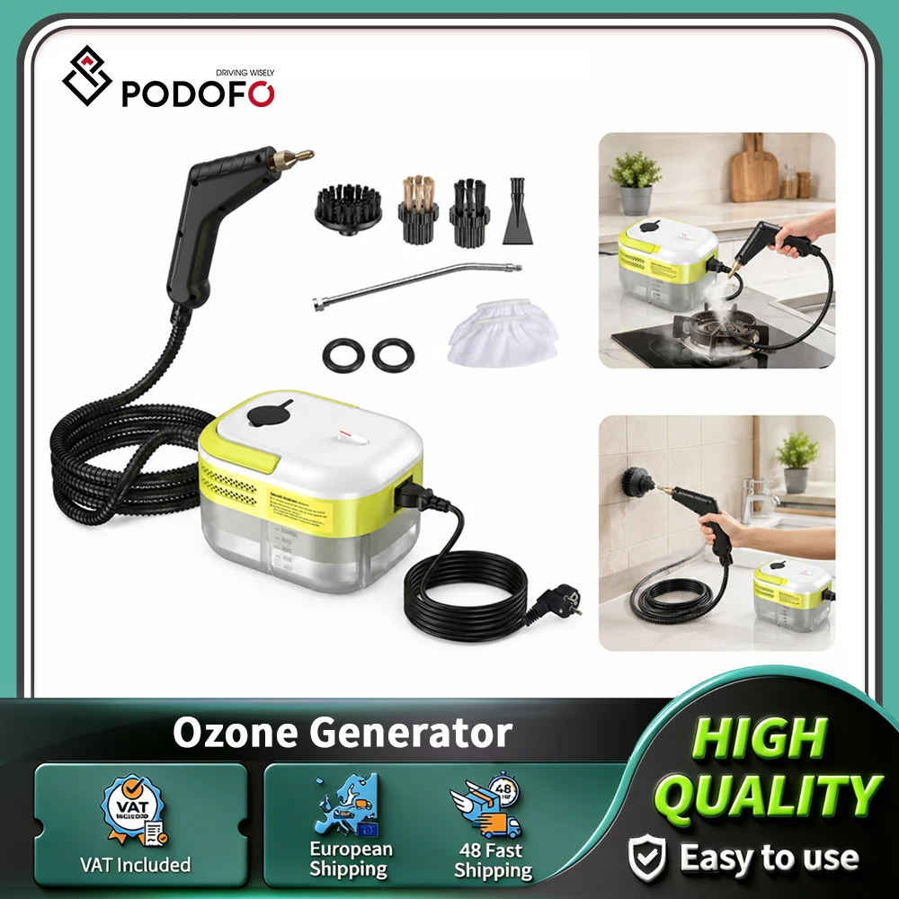 Podofo Handgehaltener Multifunktions-Dampfreiniger 2000W 3,0 Bar Hochtemperatur-Sterilisations- und Desinfektions-Dampfreiniger mit 1200ml Tank für Sofas, Küchen, Fenster, Badezimmer und Autos Podofo Handgehaltener Multifunktions-Dampfreiniger 2000W 3,0 Bar Hochtemperatur-Sterilisations- und Desinfektions-Dampfreiniger mit 1200ml Tank für Sofas, Küchen, Fenster, Badezimmer und Autos
