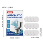 Bestseller Toiletten-Brausetabletten Kalkentferner Urinflecken-Entferner Badezimmer-Deodorant Tiefenreinigung Haushalt Toilettenreiniger 3