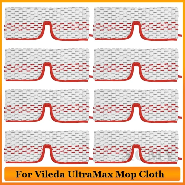 Ersatz-Reinigungstücher für Vileda Vileda Promist MAX Mikrofaser-Bodenwischer-Pads, Lappen, Ersatzteil, waschbares Zubehör