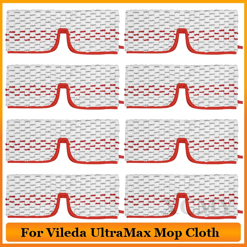 Ersatz-Reinigungstücher für Vileda Vileda Promist MAX Mikrofaser-Bodenwischer-Pads, Lappen, Ersatzteil, waschbares Zubehör