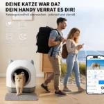 Intelligente Reinigungs-Katzentoilette, 80L Raumkapsel, 9L Katzentoilette, mit Sicherheitssensor, APP-Steuerung, automatische Katzentoilette mit Anti-Einklemm-Funktion, geeignet für Familien mit mehreren Katzen. 5