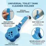 Silikon-Toilettentank-Reinigerhalter mit Verstellbarem Haken, Reinigungstablettenspender, Geruchsneutralisierer, Aufbewahrungskorb, Badezimmerzubehör 4